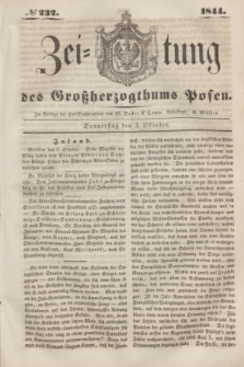 Zeitung des Großherzogthums Posen. 1844, № 232 (3 Oktober)