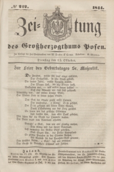 Zeitung des Großherzogthums Posen. 1844, № 242 (15 Oktober)