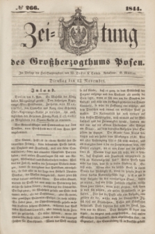 Zeitung des Großherzogthums Posen. 1844, № 266 (12 November)