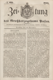 Zeitung des Großherzogthums Posen. 1844, № 272 (19 November)