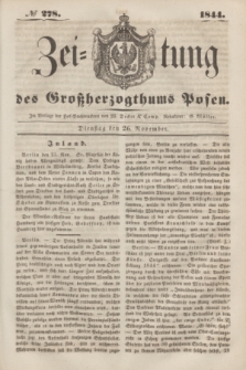 Zeitung des Großherzogthums Posen. 1844, № 278 (26 November)
