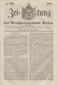 Zeitung des Großherzogthums Posen. 1844, № 283 (2 December) + dod.