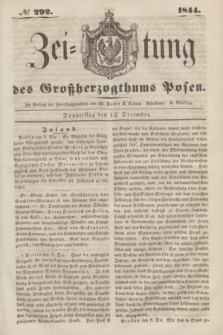 Zeitung des Großherzogthums Posen. 1844, № 292 (12 December)