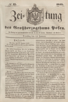 Zeitung des Großherzogthums Posen. 1845, № 11 (14 Januar)