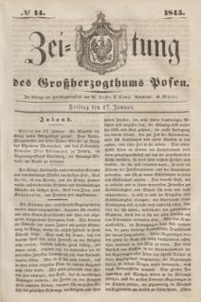 Zeitung des Großherzogthums Posen. 1845, № 14 (17 Januar)