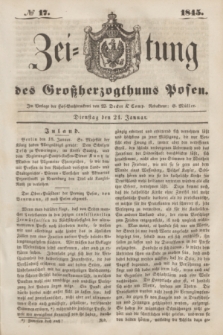 Zeitung des Großherzogthums Posen. 1845, № 17 (21 Januar)