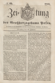 Zeitung des Großherzogthums Posen. 1845, № 23 (28 Januar)