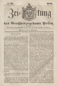 Zeitung des Großherzogthums Posen. 1845, № 28 (3 Februar) + dod.