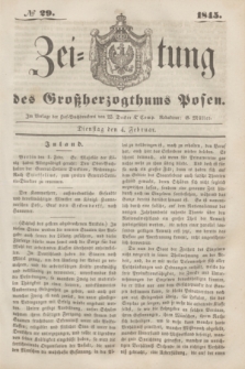 Zeitung des Großherzogthums Posen. 1845, № 29 (4 Februar)