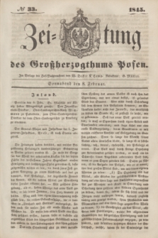 Zeitung des Großherzogthums Posen. 1845, № 33 (8 Februar)