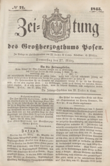 Zeitung des Großherzogthums Posen. 1845, № 71 (27 März)
