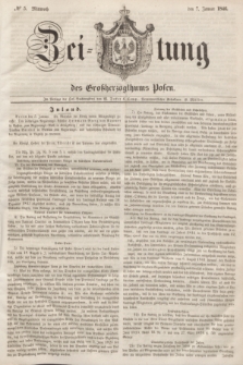 Zeitung des Großherzogthums Posen. 1846, № 5 (7 Januar) + dod.