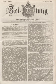 Zeitung des Großherzogthums Posen. 1846, № 11 (14 Januar)