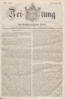 Zeitung des Großherzogthums Posen. 1846, № 21 (26 Januar) + dod.