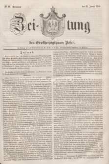 Zeitung des Großherzogthums Posen. 1846, № 26 (31 Januar) + dod.