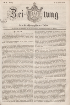 Zeitung des Großherzogthums Posen. 1846, № 27 (2 Februar)