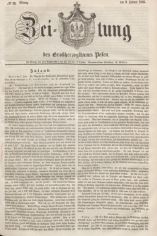 Zeitung des Großherzogthums Posen. 1846, № 33 (9 Februar) + dod.