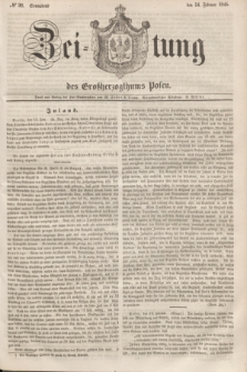 Zeitung des Großherzogthums Posen. 1846, № 38 (14 Februar) + dod.