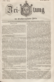 Zeitung des Großherzogthums Posen. 1846, № 39 (16 Februar) + dod.