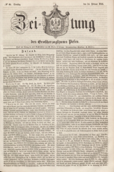 Zeitung des Großherzogthums Posen. 1846, № 46 (24 Februar)