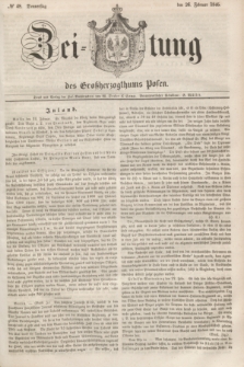 Zeitung des Großherzogthums Posen. 1846, № 48 (26 Februar)