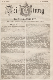 Zeitung des Großherzogthums Posen. 1846, № 69 (23 März) + dod.