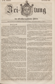 Zeitung des Großherzogthums Posen. 1846, № 90 (18 April) + dod.