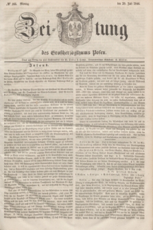 Zeitung des Großherzogthums Posen. 1846, № 166 (20 Juli) + dod.