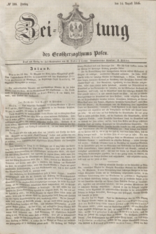 Zeitung des Großherzogthums Posen. 1846, № 188 (14 August) + dod.