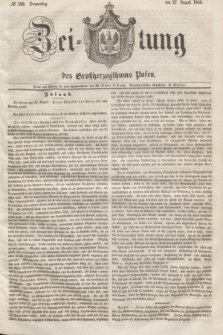Zeitung des Großherzogthums Posen. 1846, № 199 (27 August) + dod.