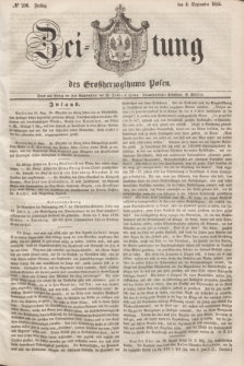 Zeitung des Großherzogthums Posen. 1846, № 206 (4 September) + dod.