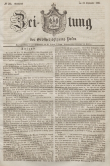 Zeitung des Großherzogthums Posen. 1846, № 213 (12 September) + dod.