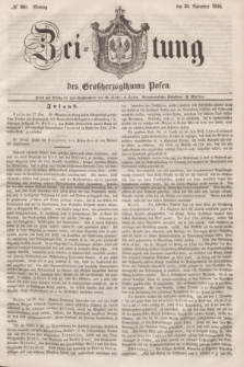 Zeitung des Großherzogthums Posen. 1846, № 280 (30 November) + dod.