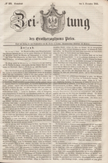 Zeitung des Großherzogthums Posen. 1846, № 285 (5 December) + dod.