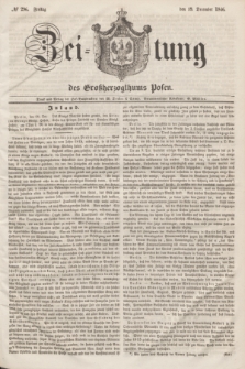 Zeitung des Großherzogthums Posen. 1846, № 296 (18 December) + dod.