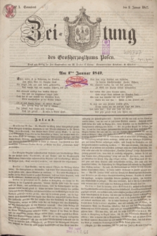 Zeitung des Großherzogthums Posen. 1847, № 1 (2 Januar)