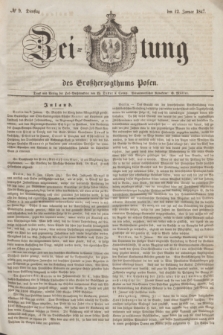 Zeitung des Großherzogthums Posen. 1847, № 9 (12 Januar) + dod.