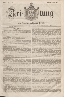 Zeitung des Großherzogthums Posen. 1847, № 13 (16 Januar) + dod.