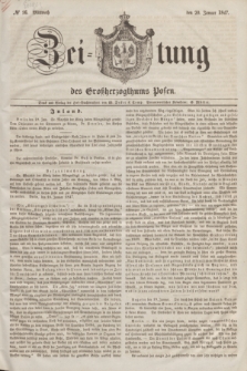 Zeitung des Großherzogthums Posen. 1847, № 16 (20 Januar) + dod.