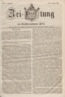 Zeitung des Großherzogthums Posen. 1847, № 19 (23 Januar)