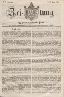 Zeitung des Großherzogthums Posen. 1847, № 23 (28 Januar) + dod.