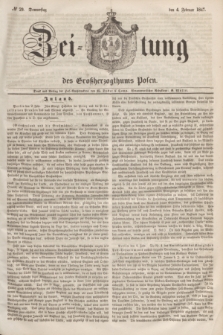 Zeitung des Großherzogthums Posen. 1847, № 29 (4 Februar) + dod.