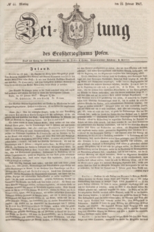 Zeitung des Großherzogthums Posen. 1847, № 44 (22 Februar)