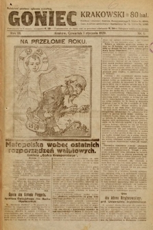 Goniec Krakowski. 1920, nr 1
