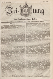 Zeitung des Großherzogthums Posen. 1847, № 59 (11 März) + dod.