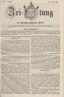 Zeitung des Großherzogthums Posen. 1847, № 63 (16 März)