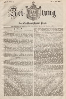 Zeitung des Großherzogthums Posen. 1847, № 86 (14 April) + dod.