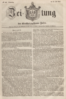 Zeitung des Großherzogthums Posen. 1847, № 168 (22 Juli)