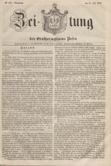 Zeitung des Großherzogthums Posen. 1847, № 170 (24 Juli) + dod.