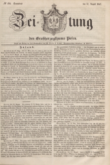 Zeitung des Großherzogthums Posen. 1847, № 194 (21 August) + dod.